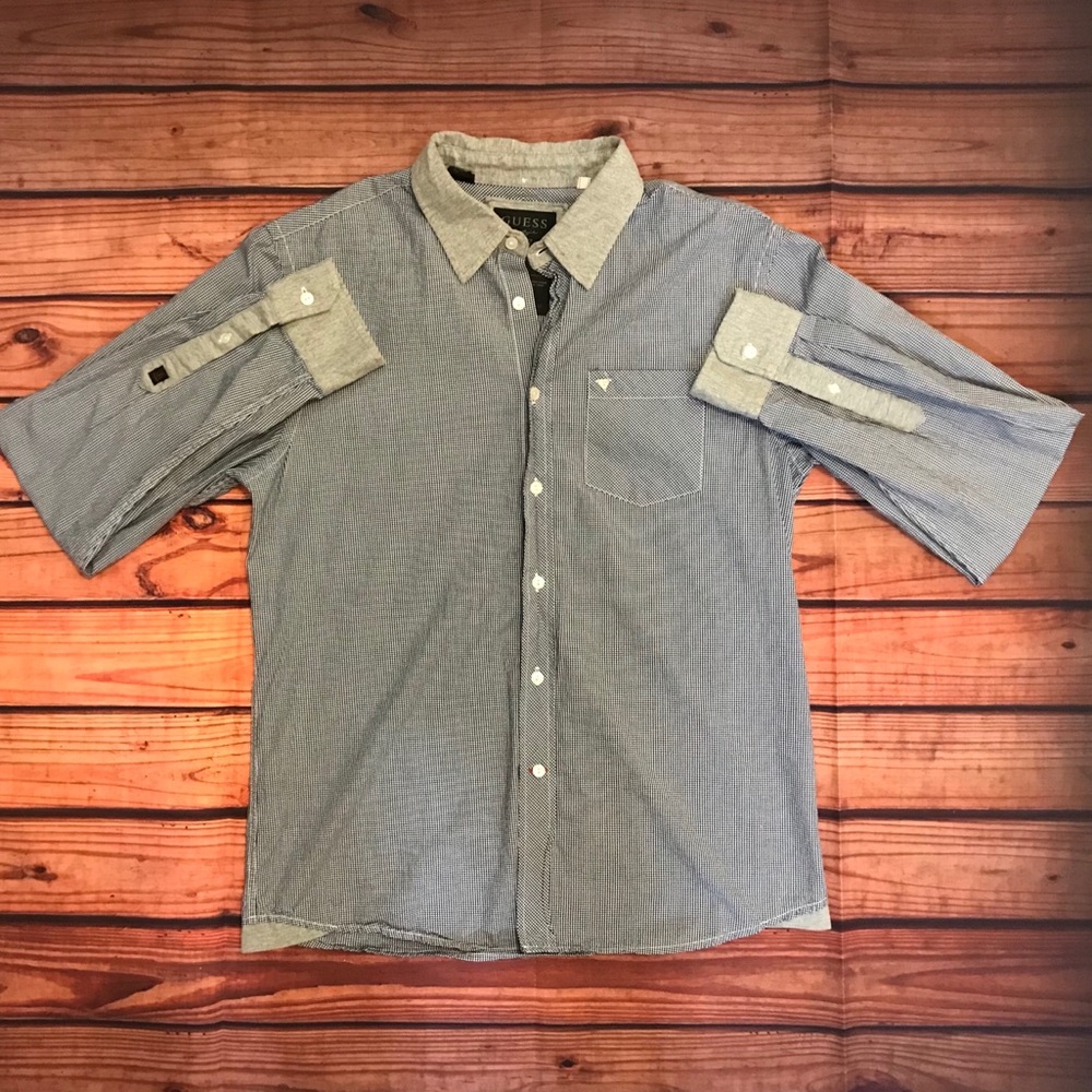 Guess Button Down